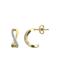 Eterna 0.11 Carat Diamond Earrings-Veyaa